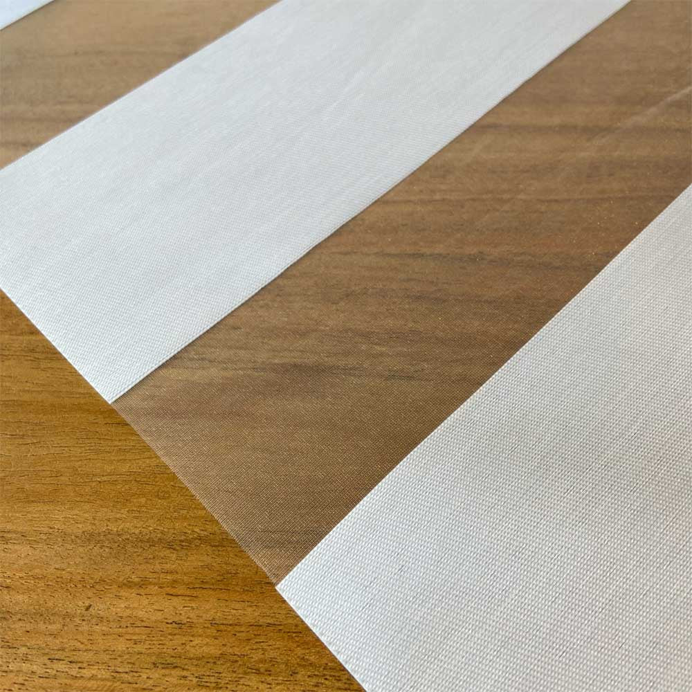 Roller Duo Alison Traslúcida/Opaca - Blanco