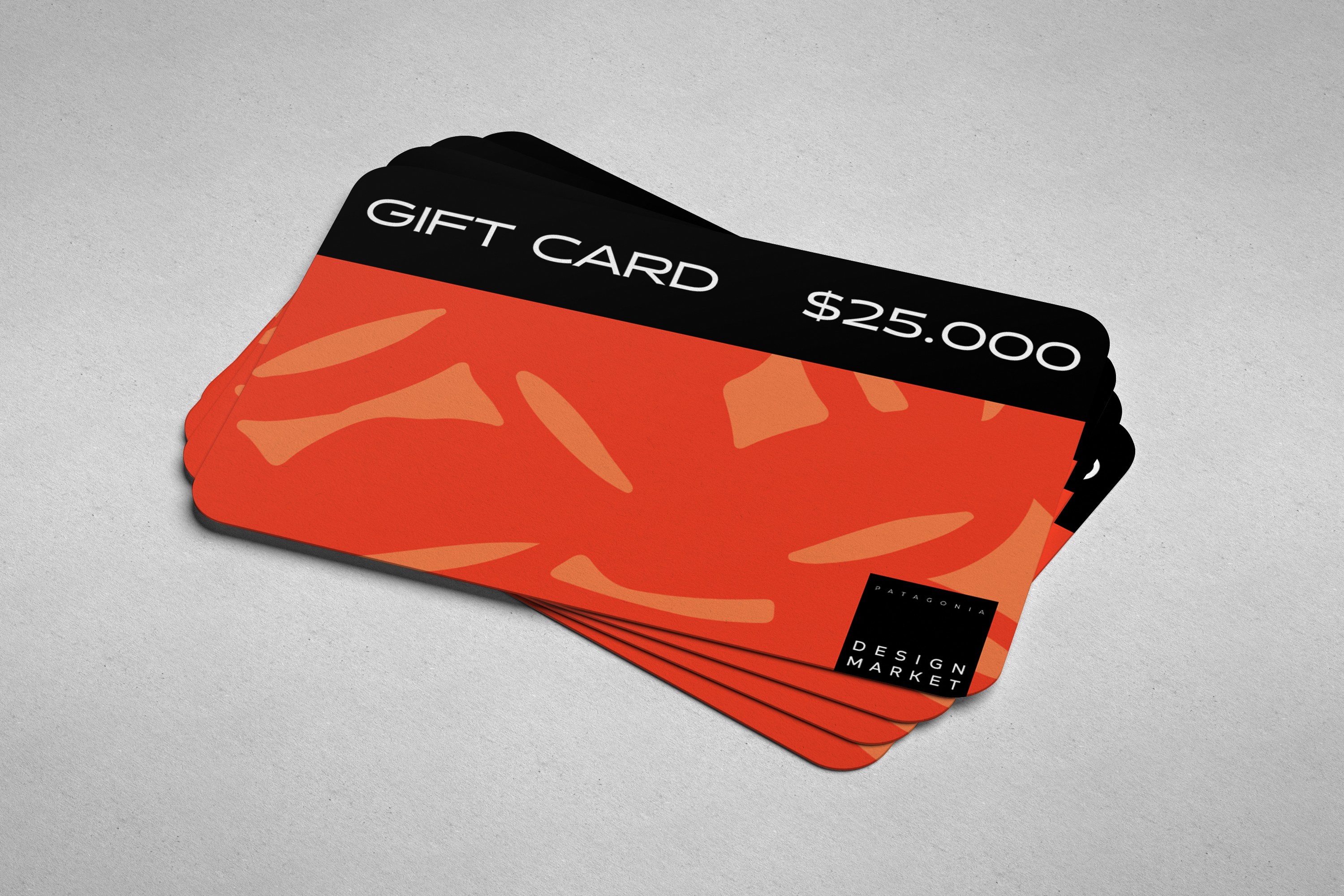 Gift Card Design Market $25.000