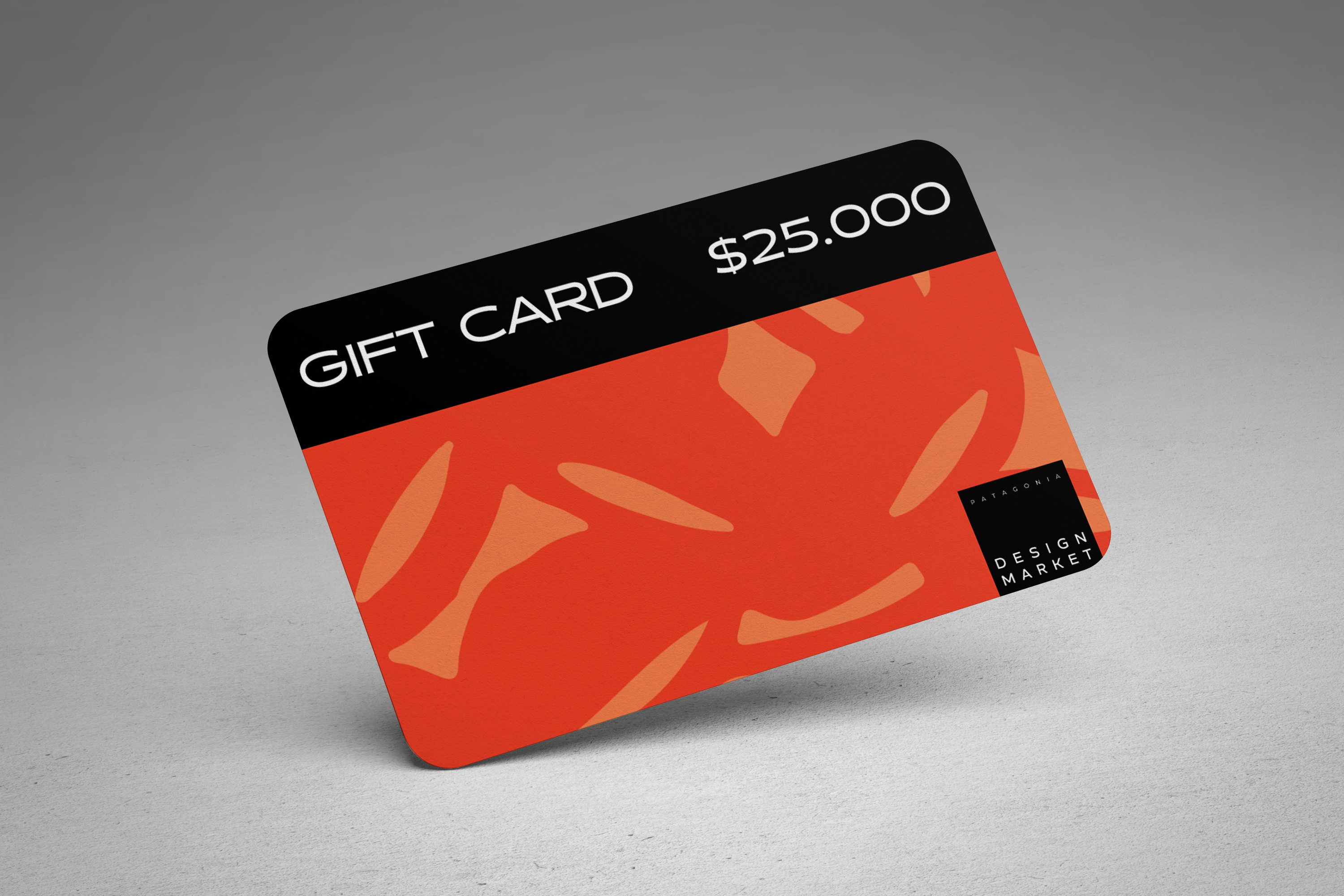 Gift Card Design Market $25.000