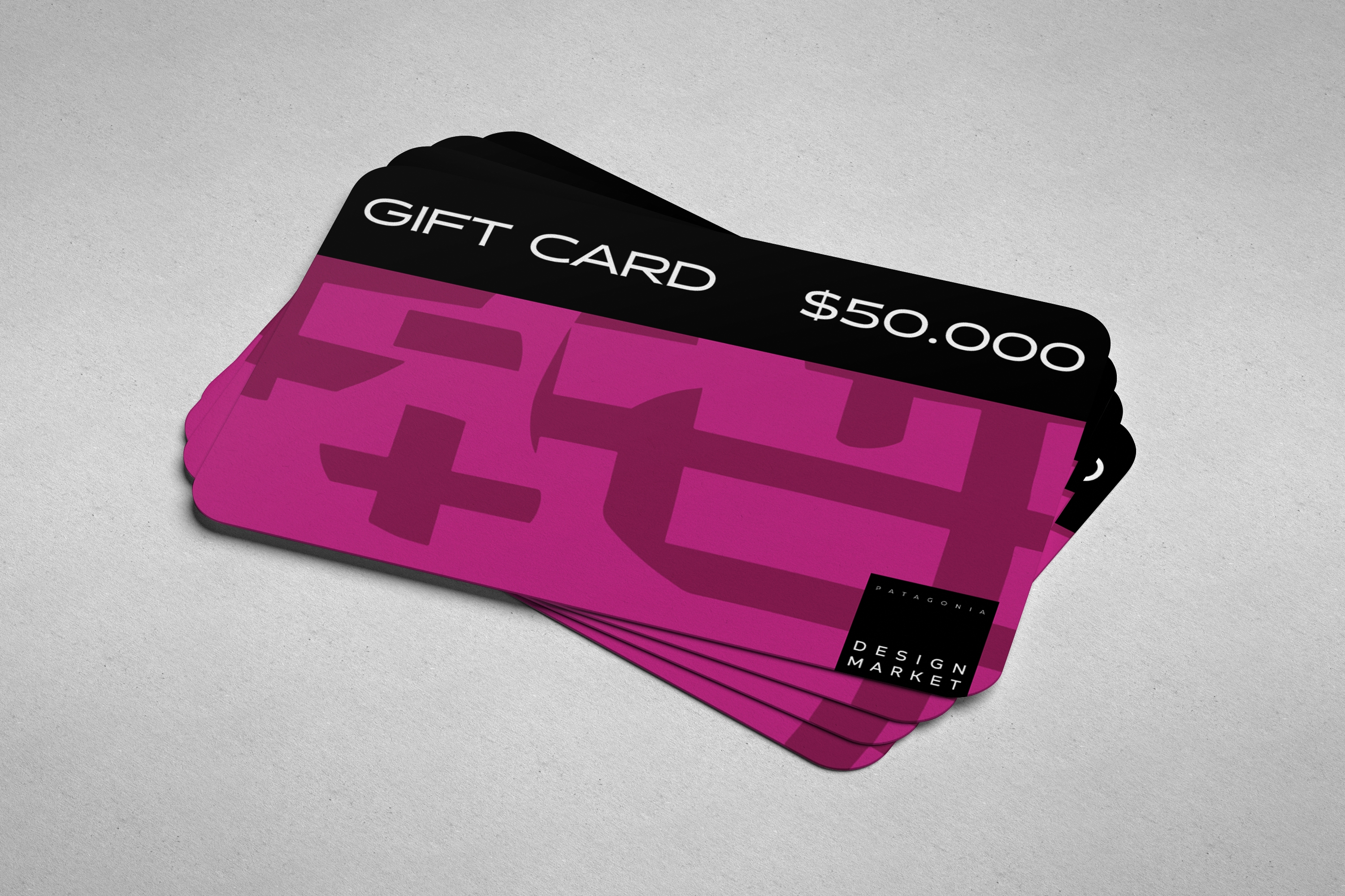 Gift Card Design Market $50.000