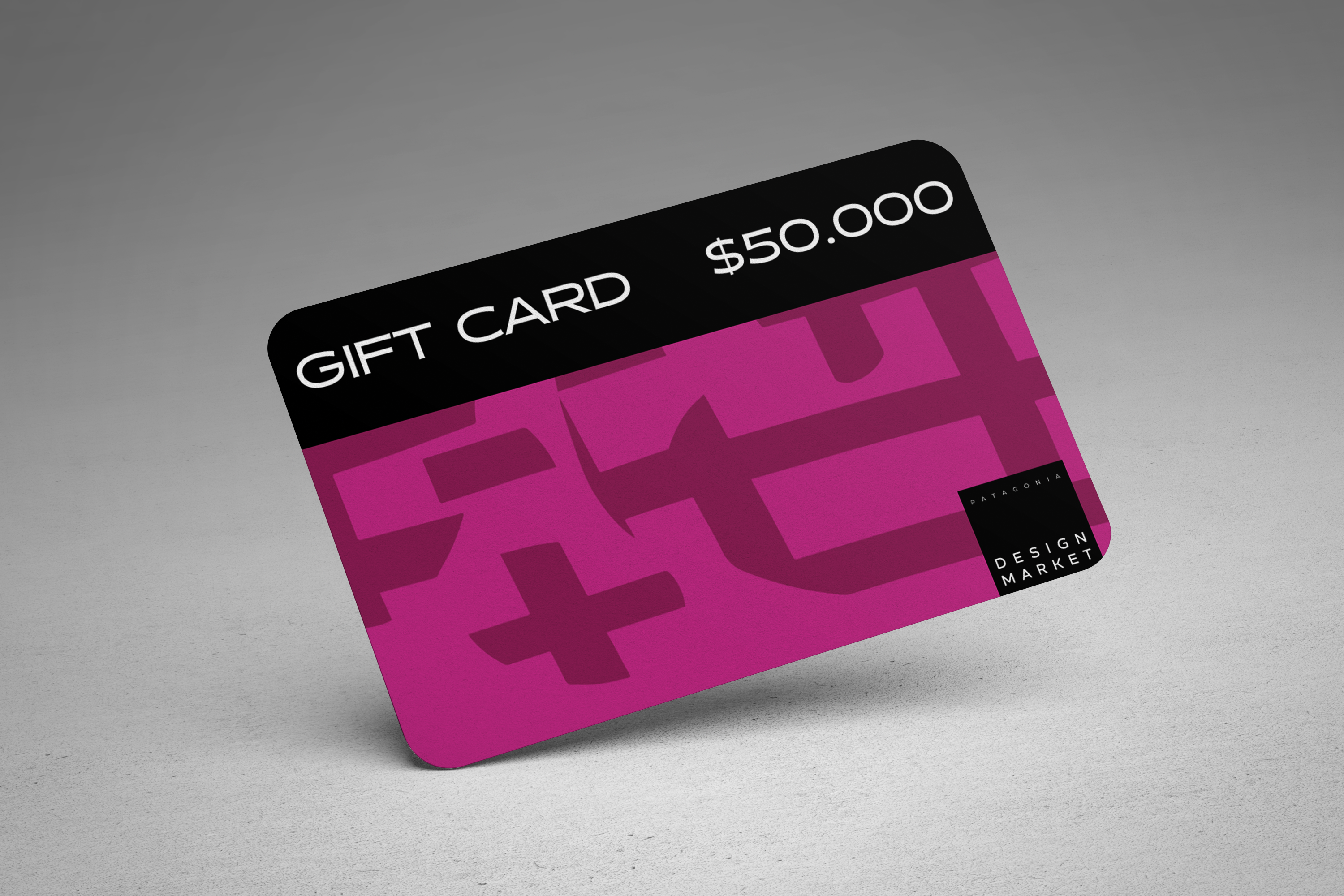 Gift Card Design Market $50.000