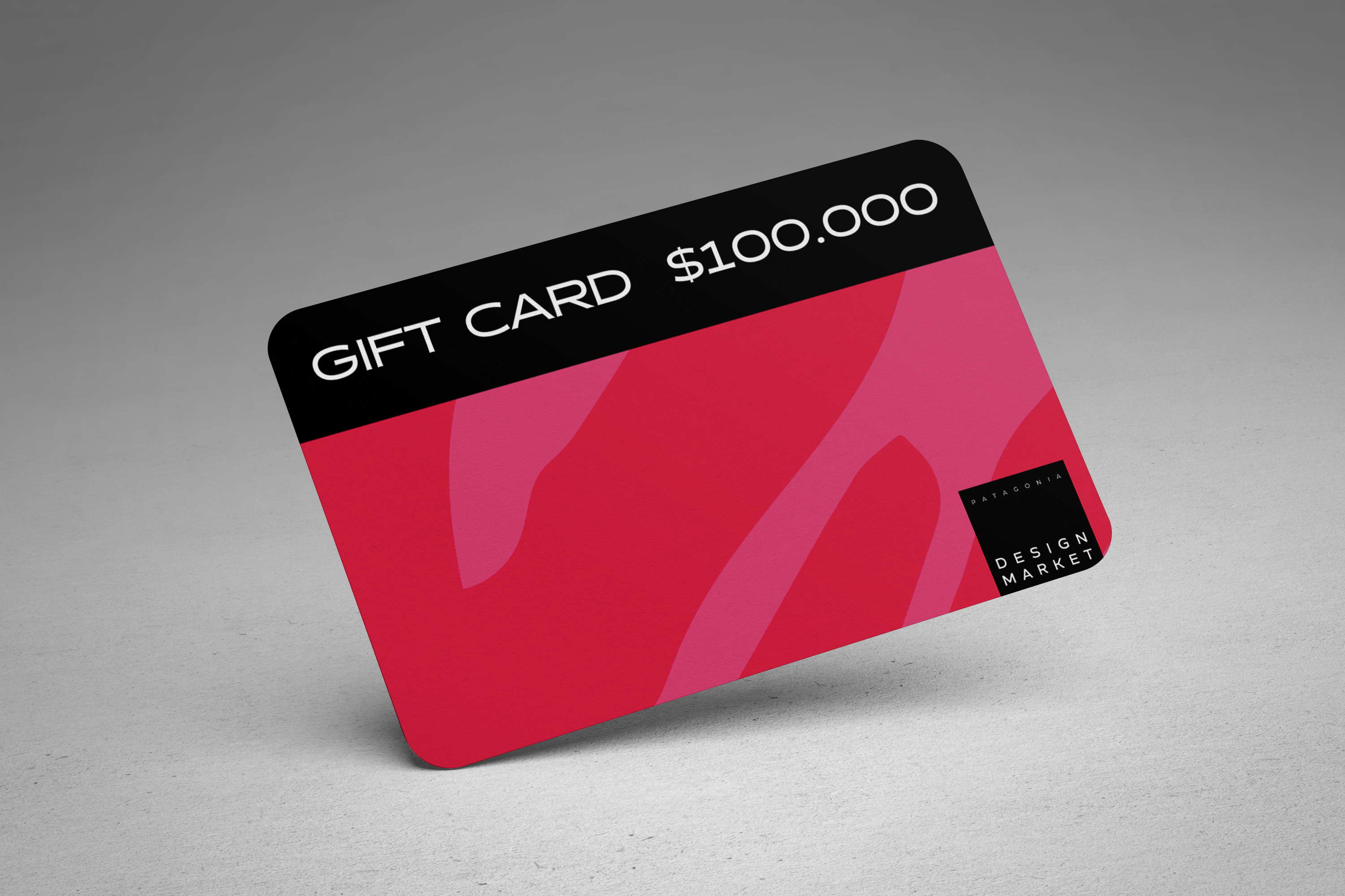 Gift Card Design Market $100.000