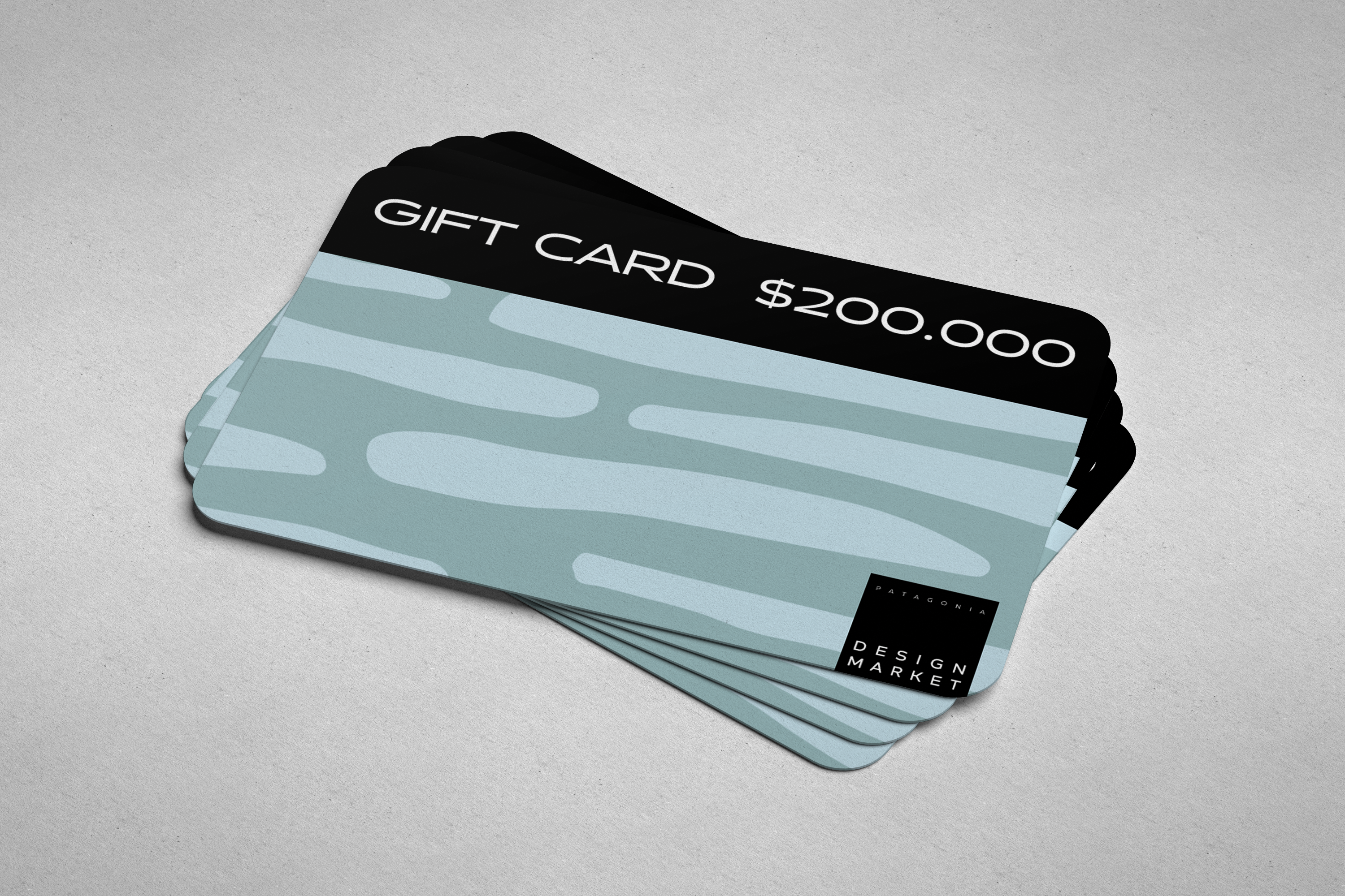 Gift Card Design Market $200.000