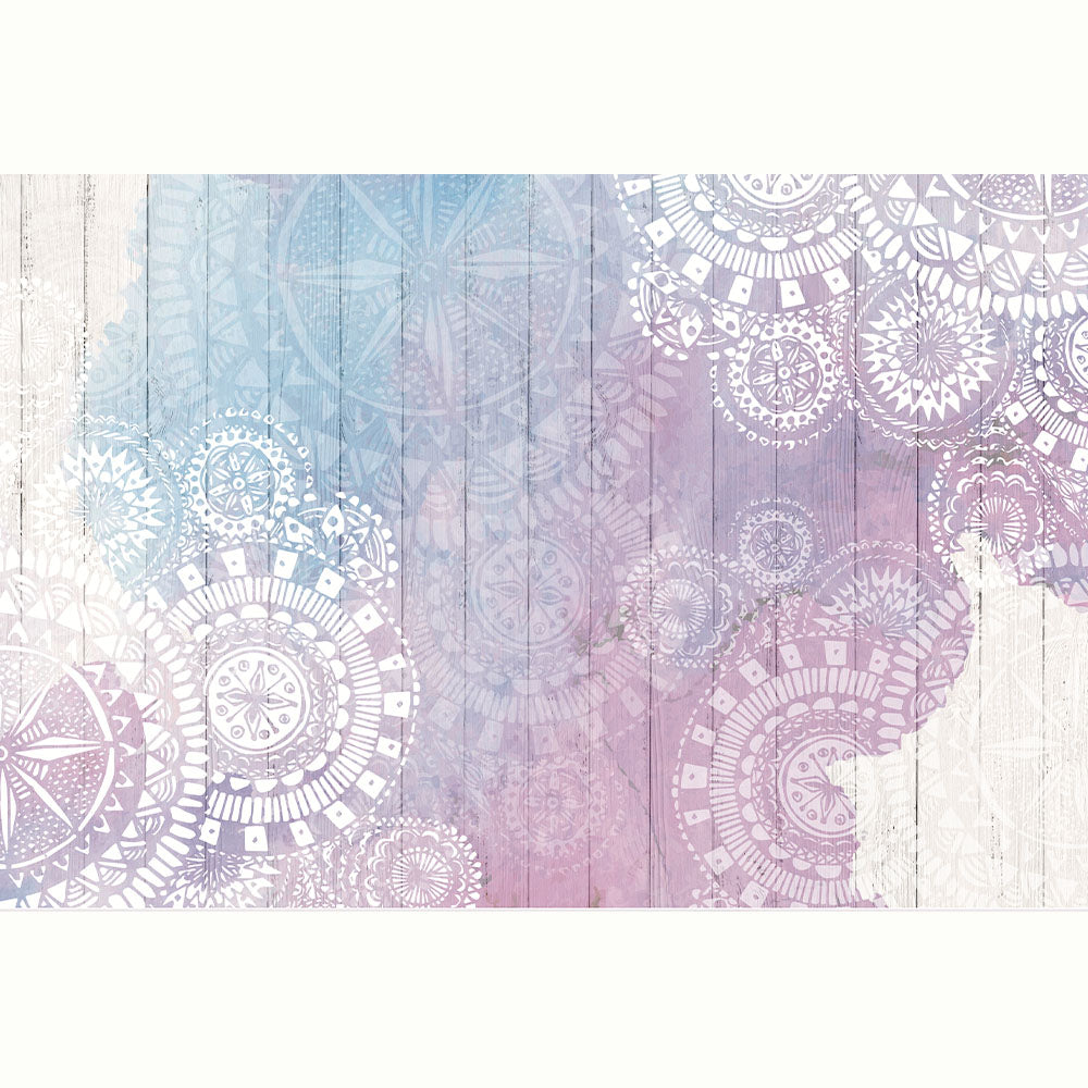 MANDALAS TABLAS CELESTE LILA