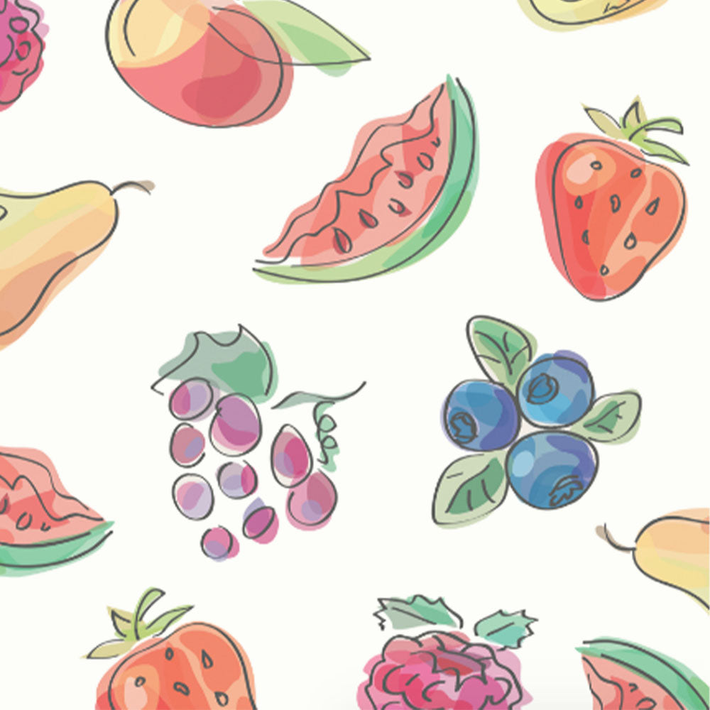 ROLLER ESTAMPADO FRUTAS SKETCH