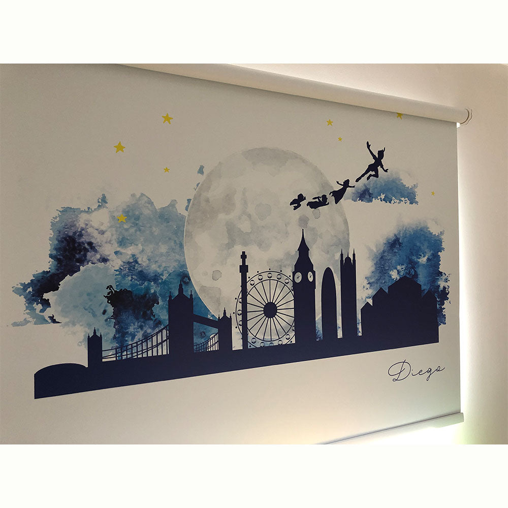 ROLLER ESTAMPADO PETER PAN SKYLINE AZUL