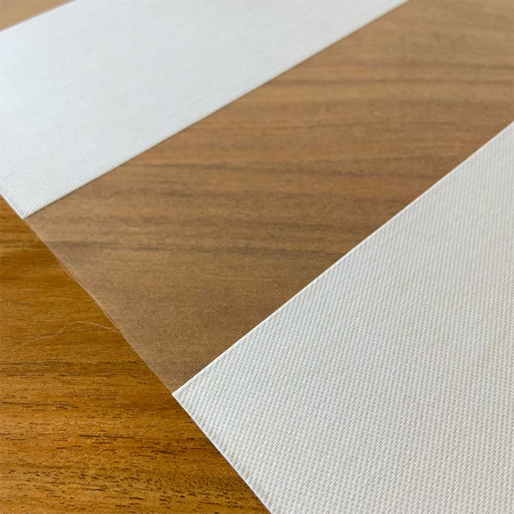 Roller Duo Julia Traslúcida/Blackout 85% - Blanco