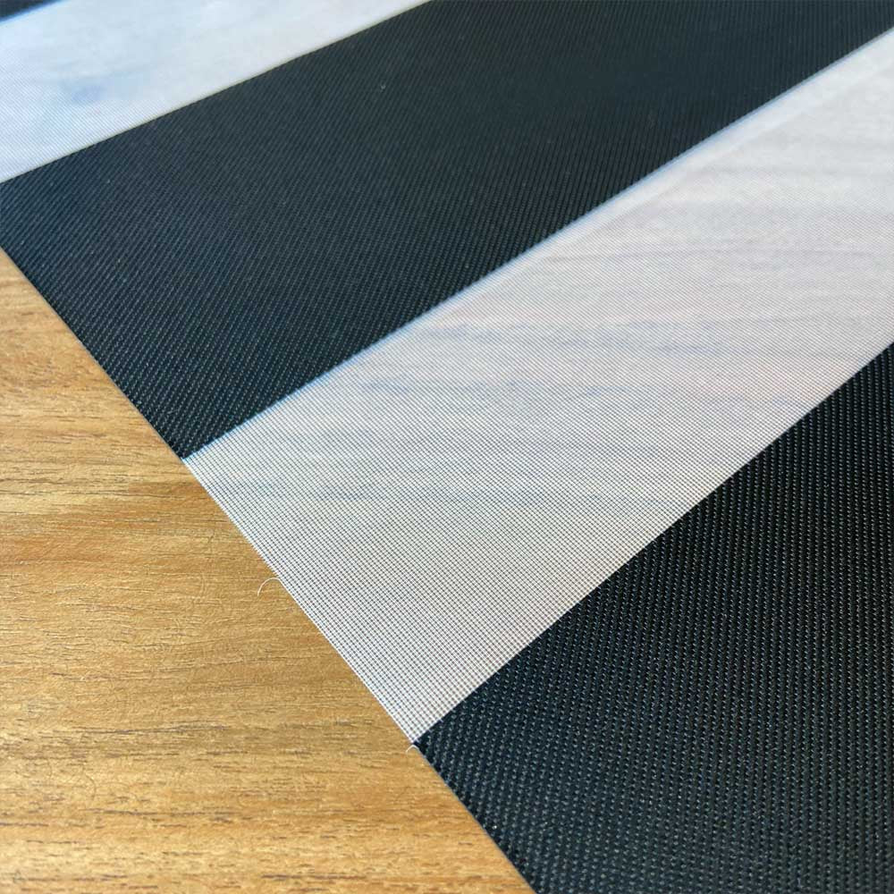 Roller Duo Valentine Fresh Traslúcida/Blackout 85% - Negro