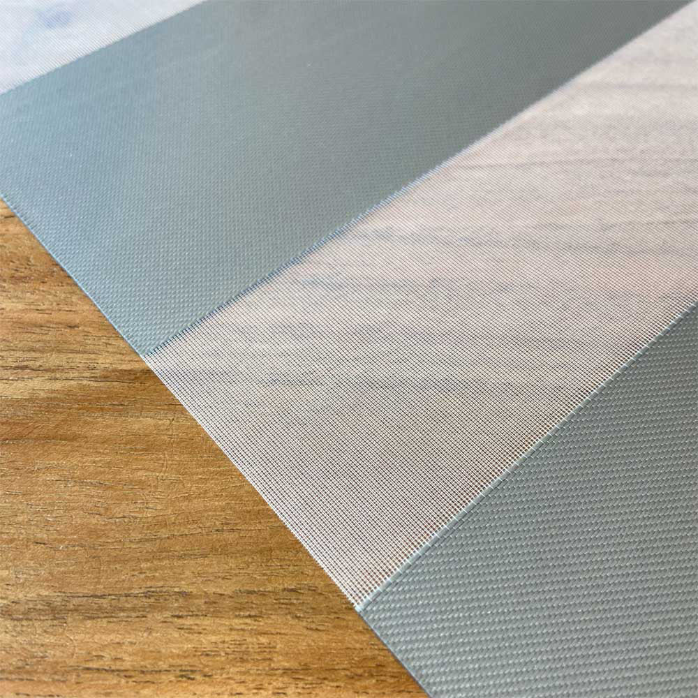 Roller Duo Valentine Fresh Traslúcida/Blackout 85% - Plomo