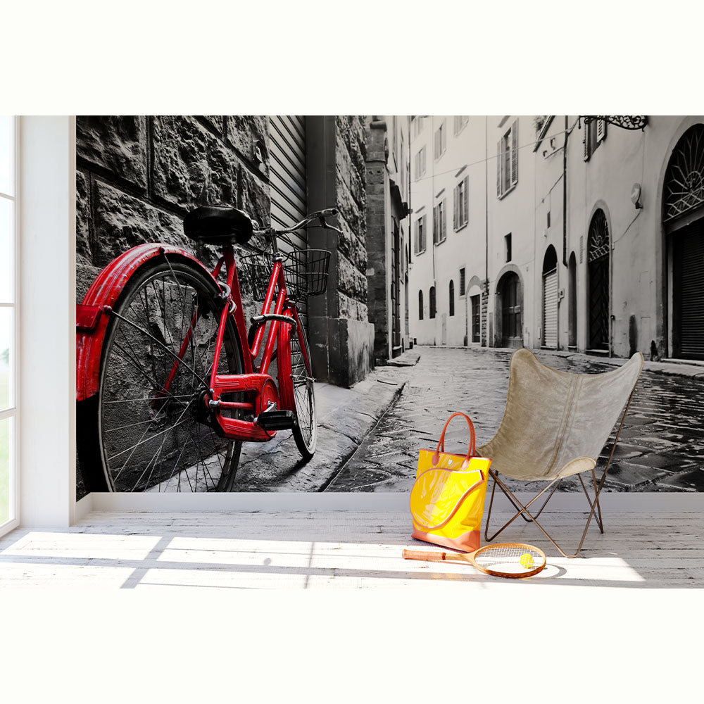FOTOCITY BICICLETA BLANCO NEGRO