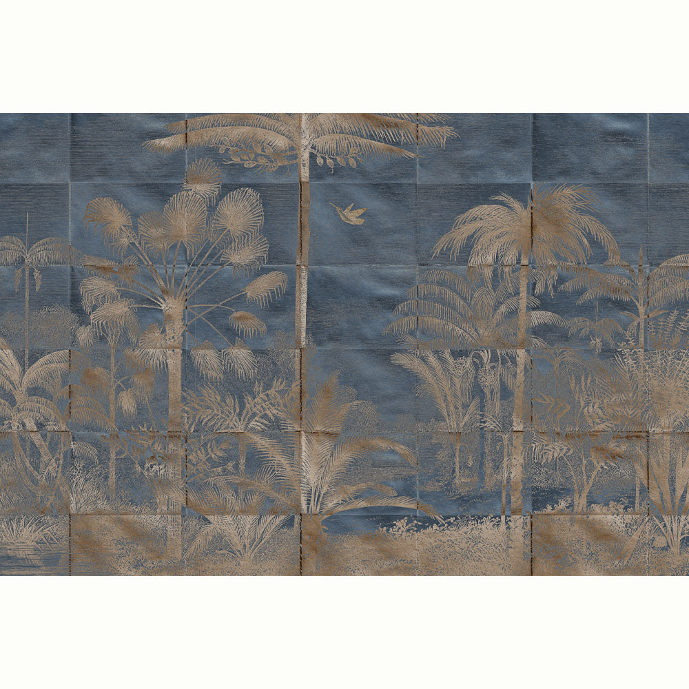 JUNGLA PLIEGO AZUL BRONCE