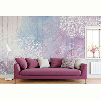 MANDALAS TABLAS CELESTE LILA