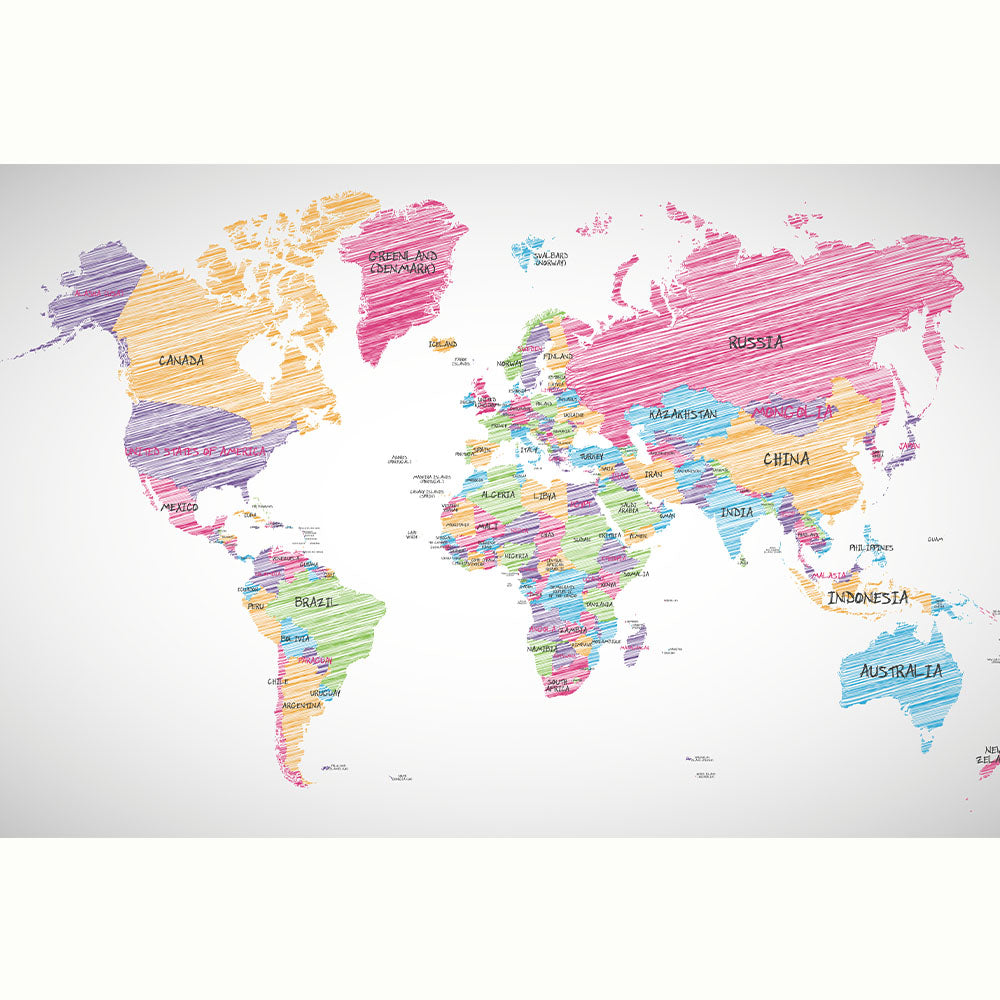 MAPA RAYADO COLORES
