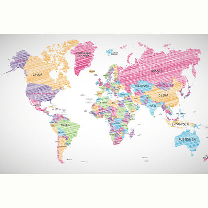 MAPA RAYADO COLORES