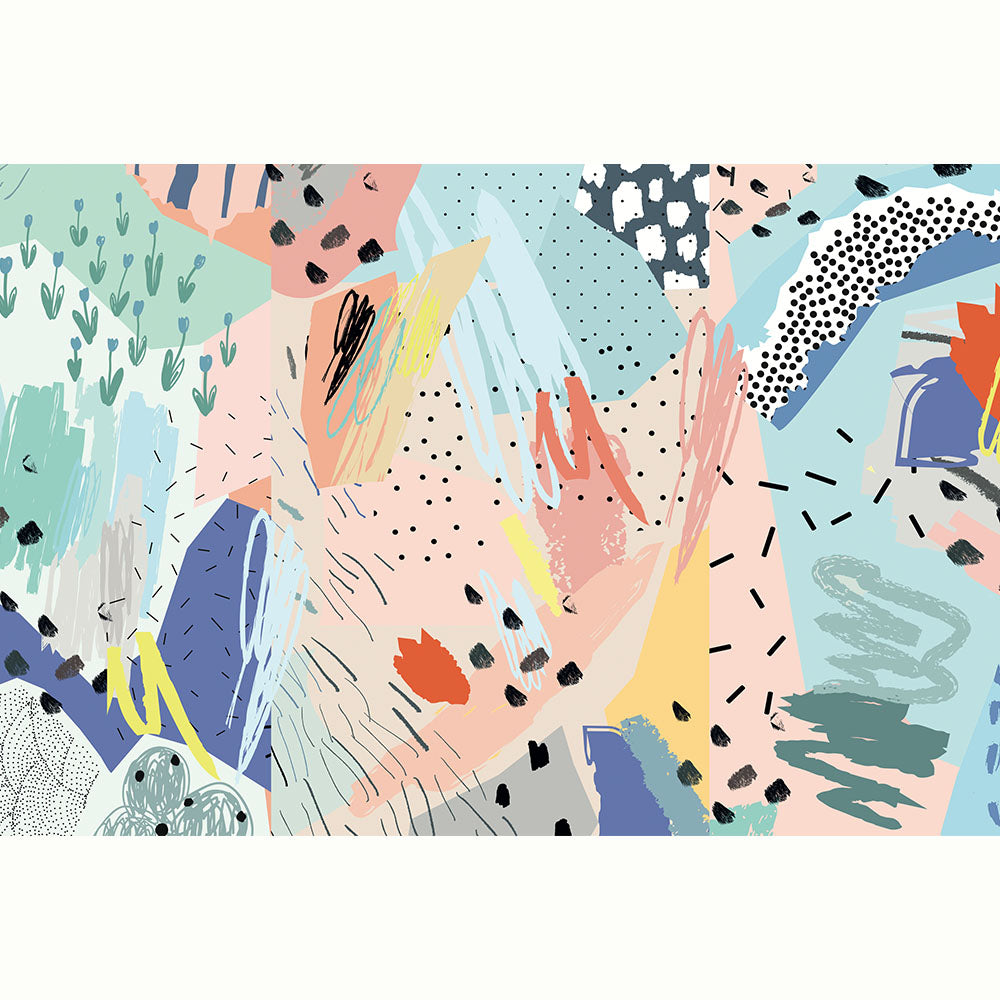 MEMPHIS DIBUJOS COLORES