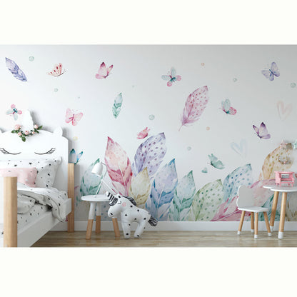 PLUMAS MULTICOLOR PASTEL