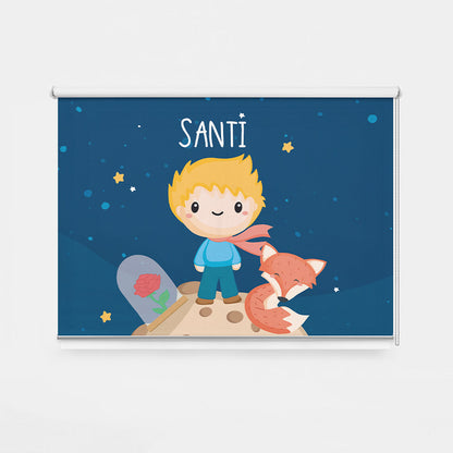 ROLLER ESTAMPADO PRINCIPITO AZUL