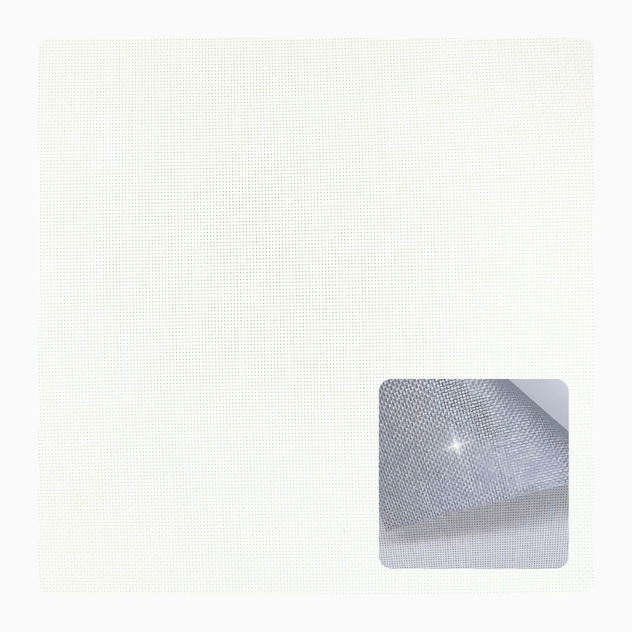 Roller Screen Metalizada 3% - Blanco