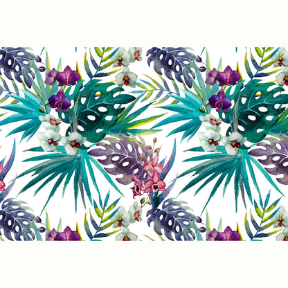 SELVA FLORAL FONDO BLANCO