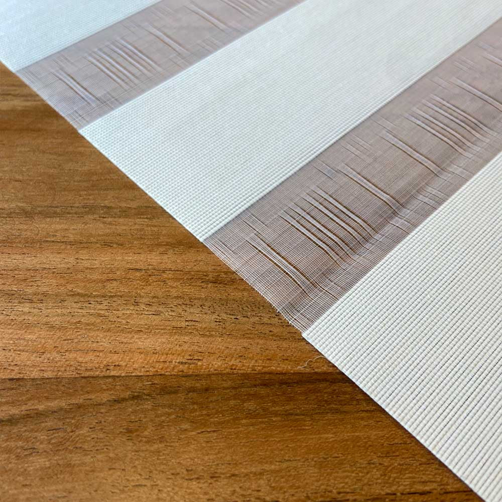 Roller Duo Sonatine Crystal Traslúcida/Opaca - Blanco