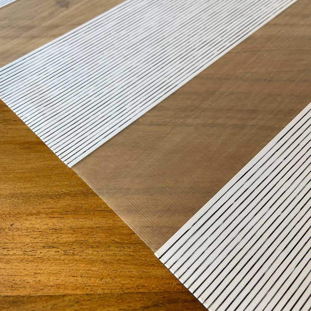 Roller Duo Sonatine Elegance Traslúcida/Opaca - Blanco