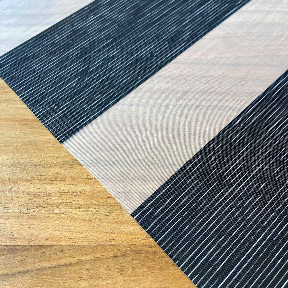 Roller Duo Sonatine Elegance Traslúcida/Opaca - Negro