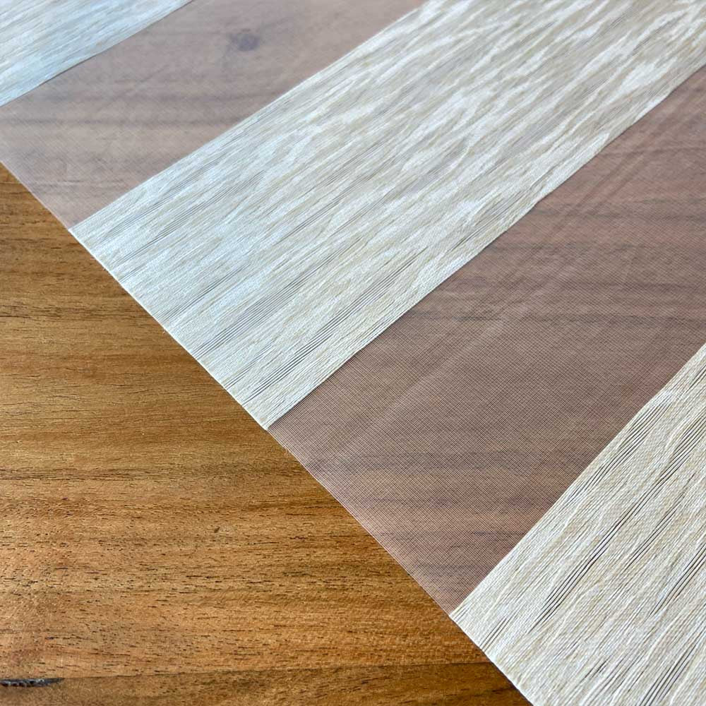 Roller Duo Dandy Strauss Traslúcida/Opaca - Beige