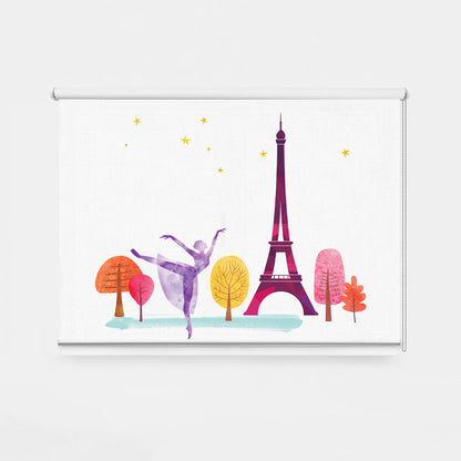 ROLLER ESTAMPADO BAILARINA PARIS ACUARELA