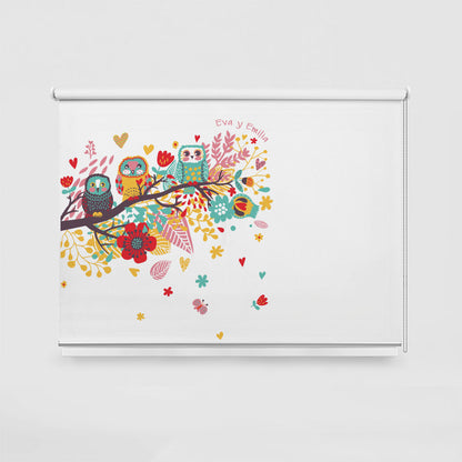 ROLLER ESTAMPADO BUHOS EN OTOÑO