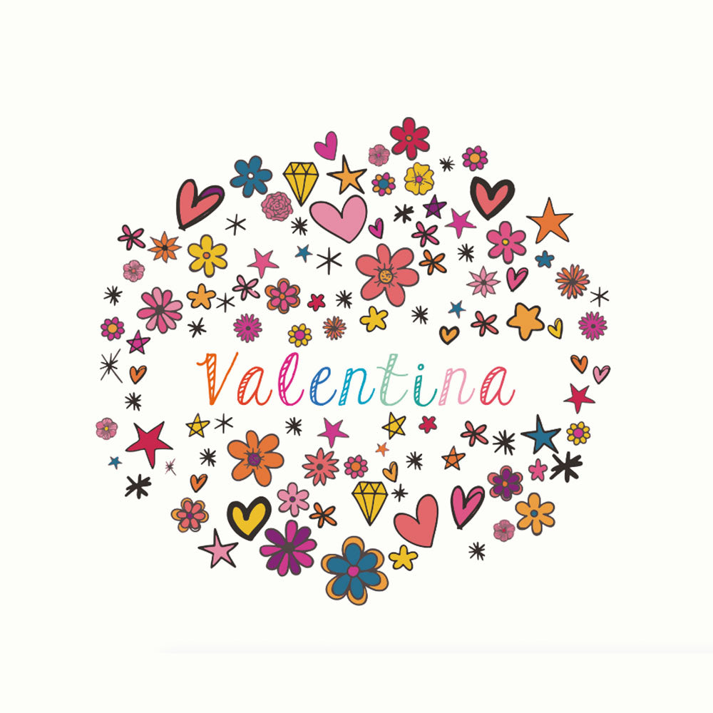 ROLLER ESTAMPADO CORAZONES SKETCH