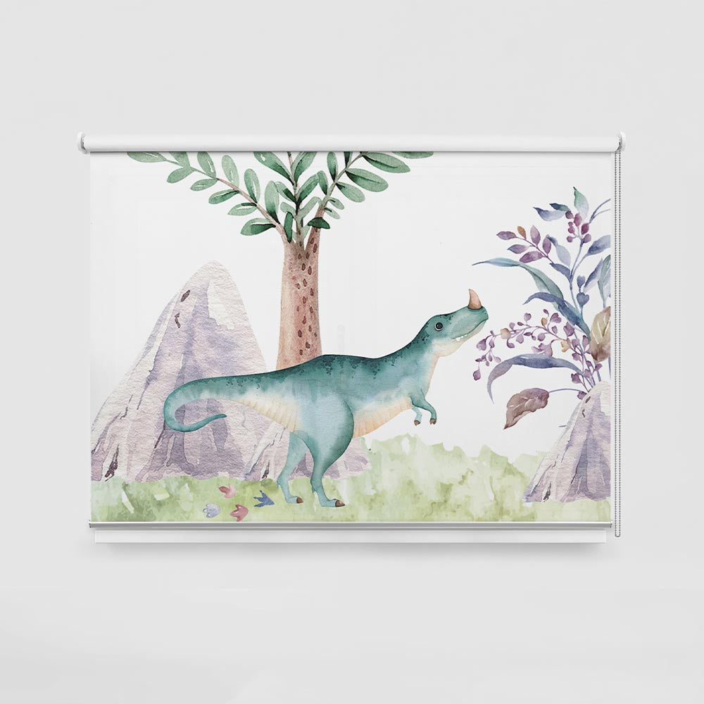 ROLLER ESTAMPADO DINOSAURIO-ACUARELA