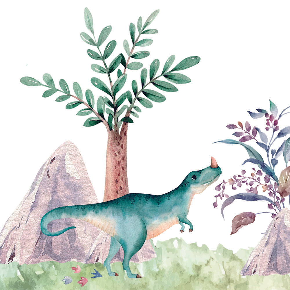 ROLLER ESTAMPADO DINOSAURIO-ACUARELA