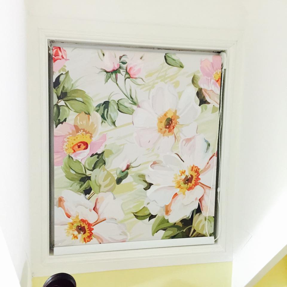 ROLLER ESTAMPADO FLORES PASTEL