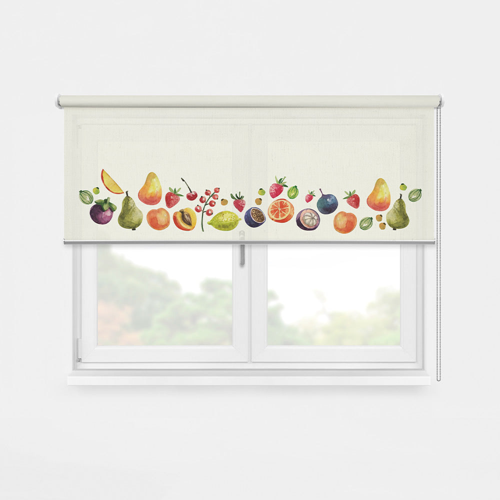 ROLLER ESTAMPADO FRUTAS ACUARELA 1 GUARDA