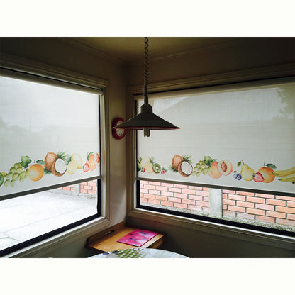 ROLLER ESTAMPADO FRUTAS ACUARELA 2 GUARDA