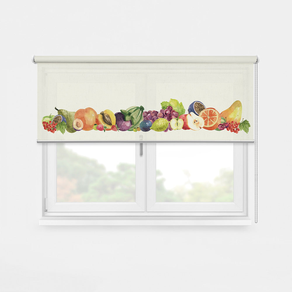 ROLLER ESTAMPADO FRUTAS ACUARELA 3 GUARDA