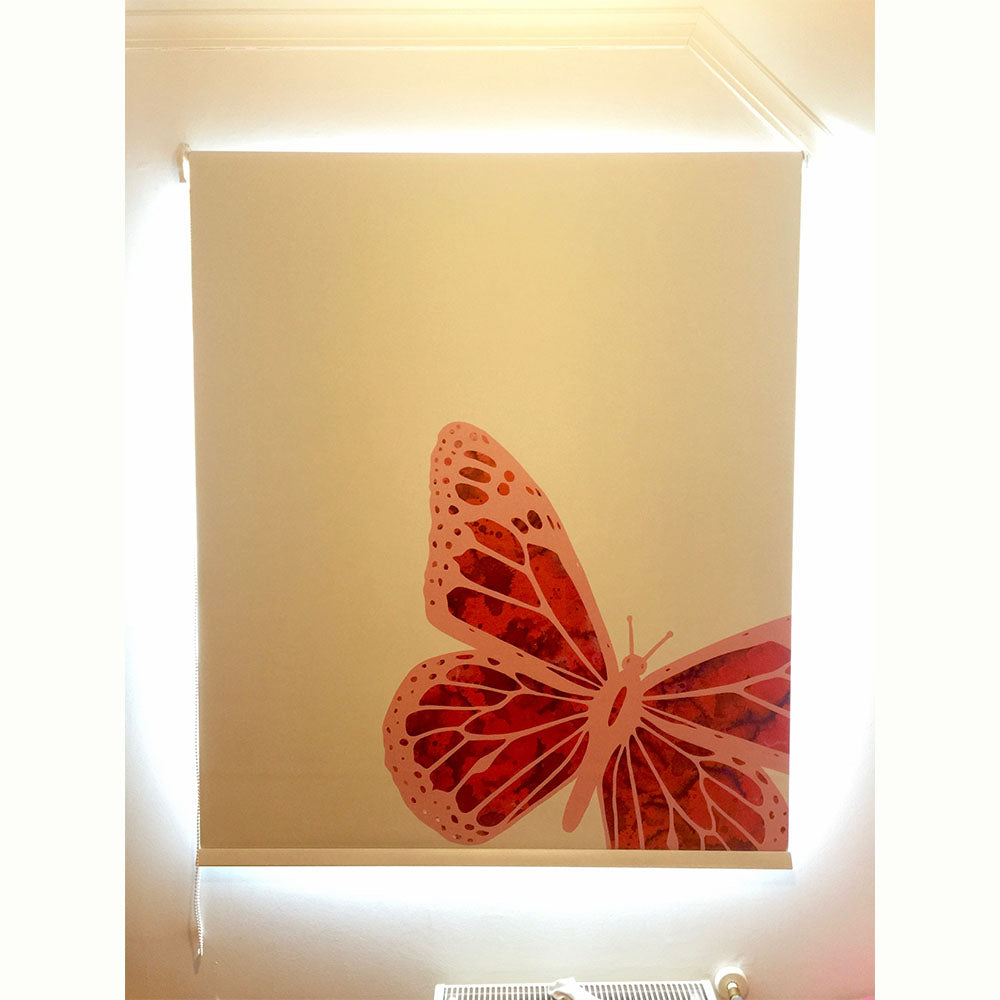 ROLLER ESTAMPADO MARIPOSA XL BERRY PINK