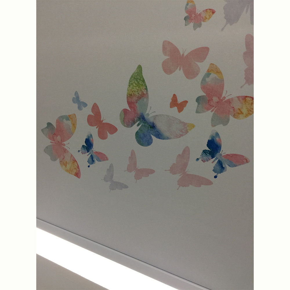 ROLLER ESTAMPADO MARIPOSAS ACUARELA ESQUINADAS