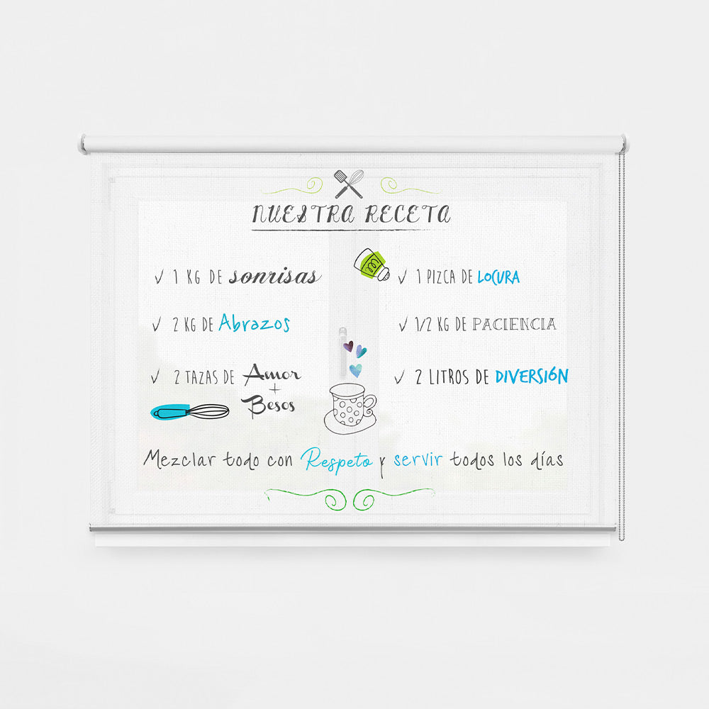 ROLLER ESTAMPADO NUESTRA RECETA