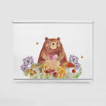 ROLLER ESTAMPADO OSITO CORAZÓN ACUARELA