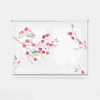 ROLLER ESTAMPADO PAJARITOS CHERRY BLOSSOM