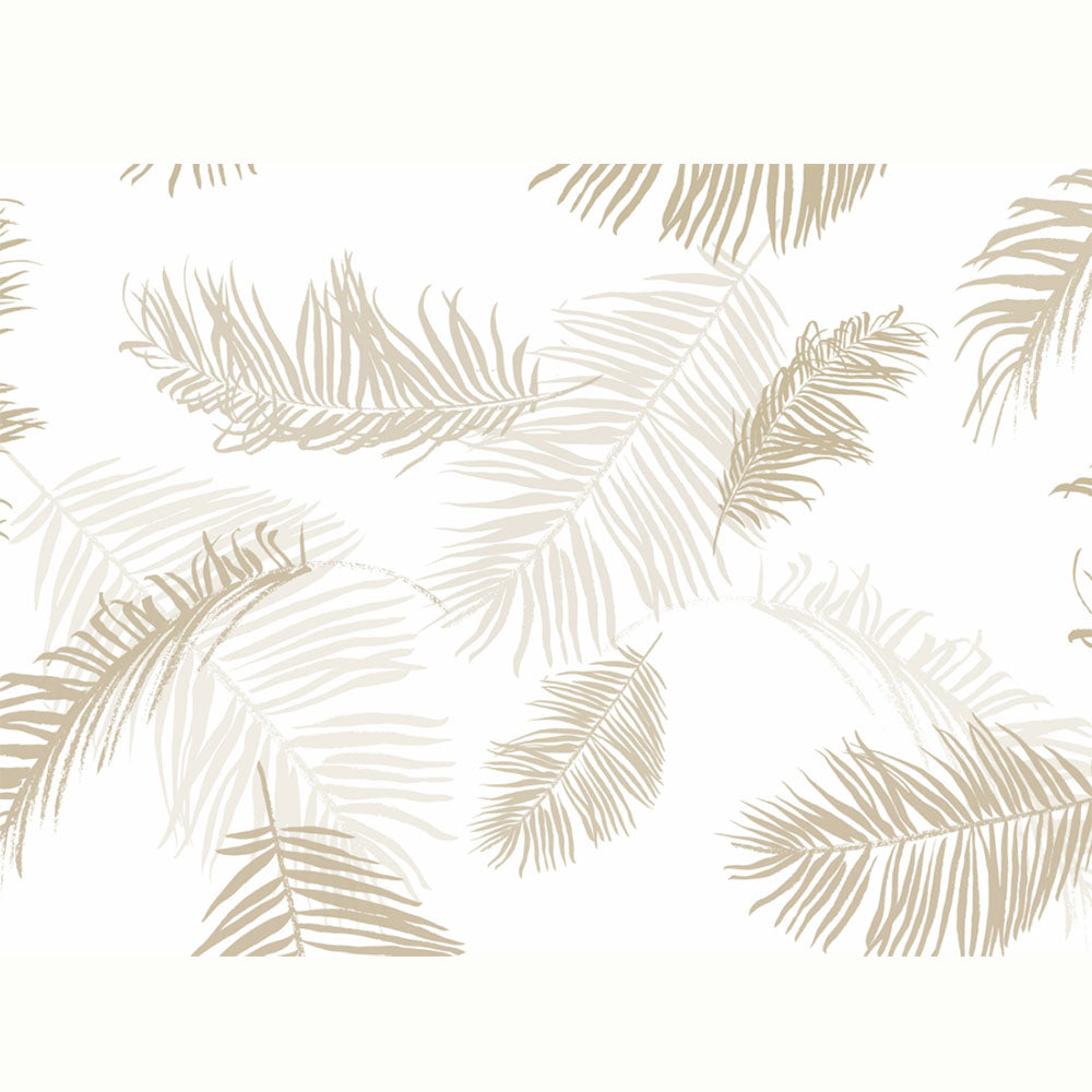 ROLLER ESTAMPADO PLUMAS BEIGE