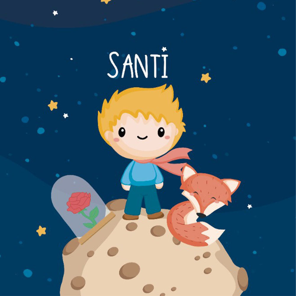 ROLLER ESTAMPADO PRINCIPITO AZUL