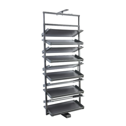 Rack Zapatero Giratorio 360° de 10 Niveles