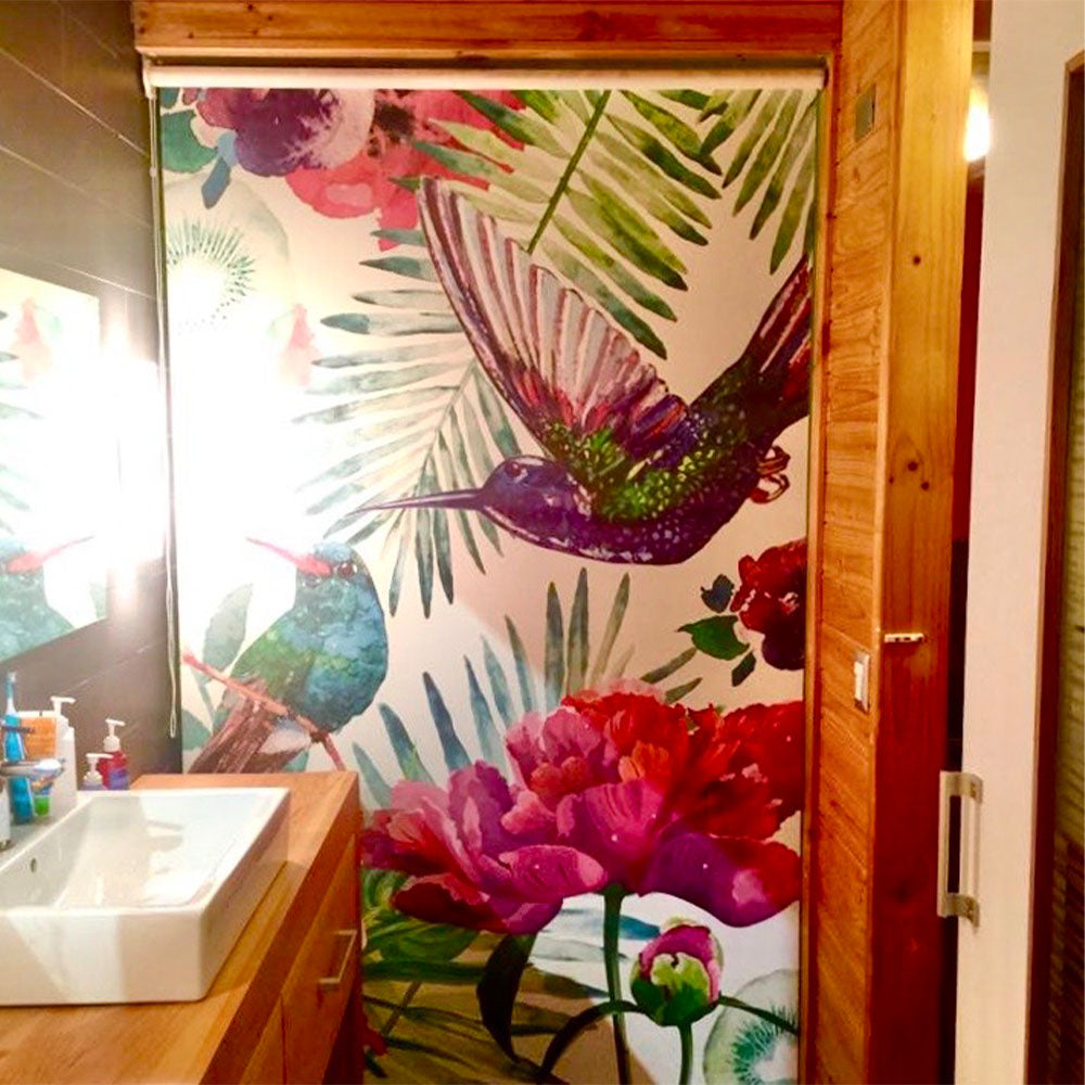 ROLLER ESTAMPADO TROPICAL FV ACUARELA