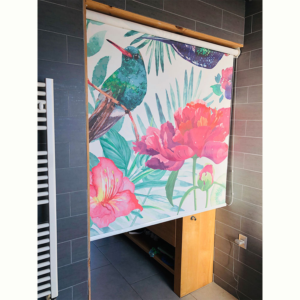 ROLLER ESTAMPADO TROPICAL FV ACUARELA