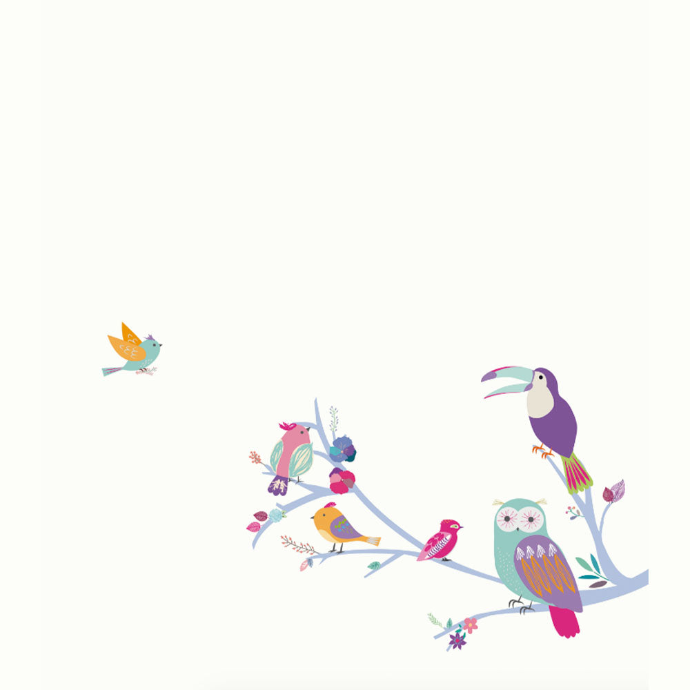 ROLLER ESTAMPADO TUCÁN Y BÚHO EN RAMA