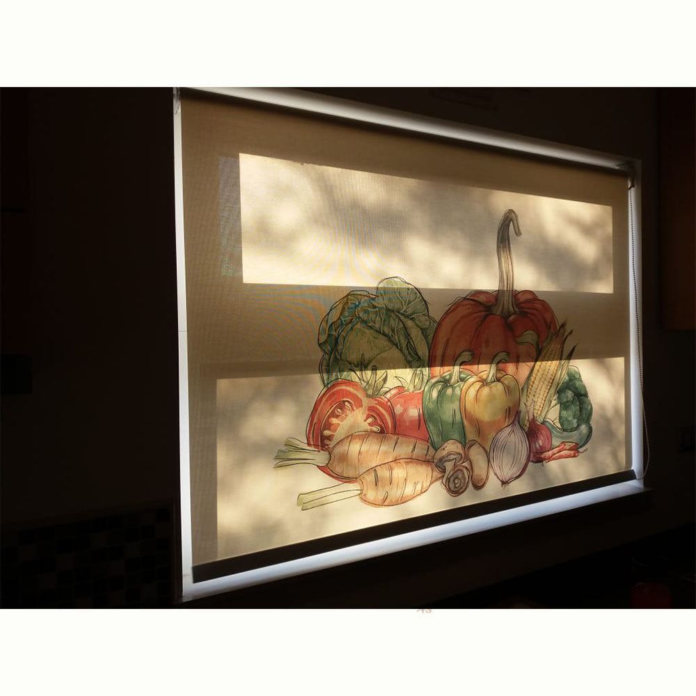 ROLLER ESTAMPADO VERDURAS ACUARELA GUARDA